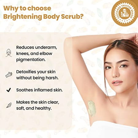 Tnw-The Natural Wash Brightening Body Scrub With Turmeric Extracts And Mulberry Extracts 50 Gm