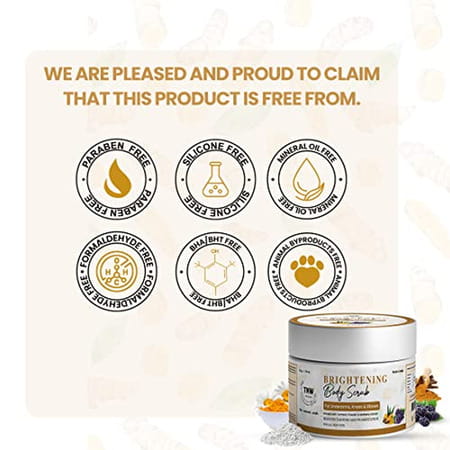 Tnw-The Natural Wash Brightening Body Scrub With Turmeric Extracts And Mulberry Extracts 50 Gm