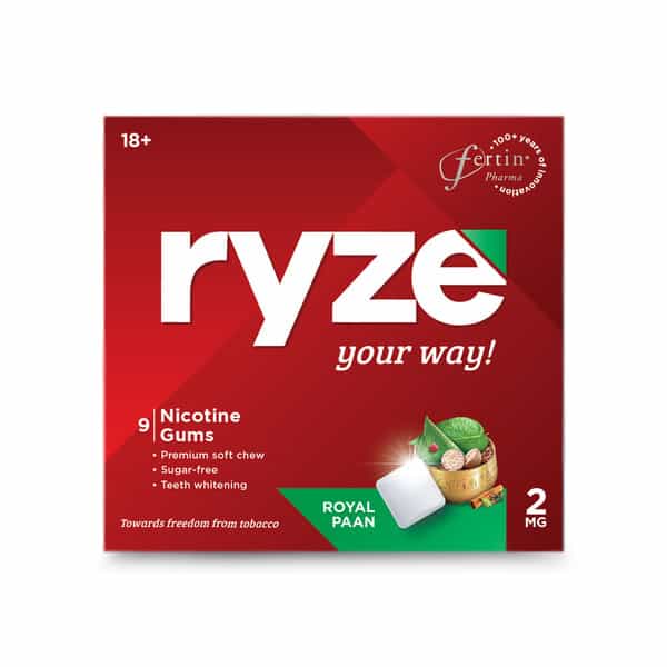 Ryze 2 Mg Royal Paan Chew Gum 9 No's