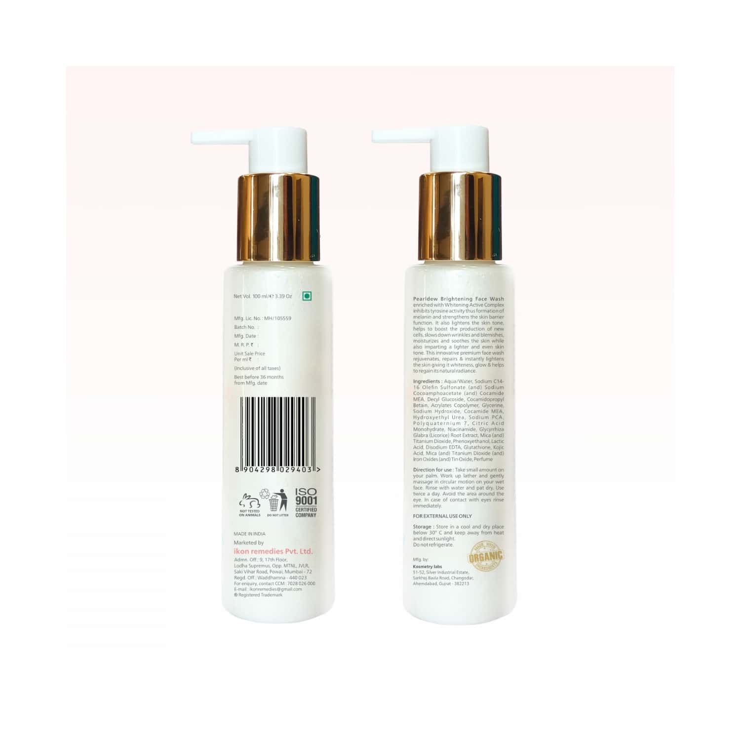 Buy PEARLDEW BRIGHTENING FACE WASH 100 ML|WITH LICORICE | ALOE