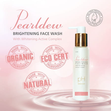 Pearldew Brightening Face Wash 100 Ml|With Licorice | Aloe Vera | Vitamin E & B3|100 Ml (Pack Of 1)