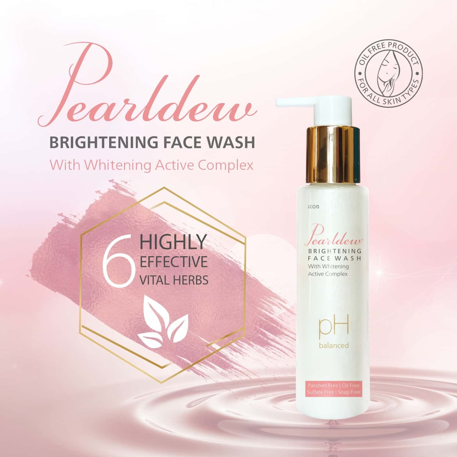 Buy PEARLDEW BRIGHTENING FACE WASH 100 ML|WITH LICORICE | ALOE
