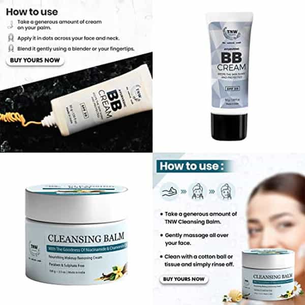 Tnw The Natural Wash Bb Cream And Cleansing Balm | For Makeup On And Of