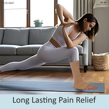 Dr. Odin Ankle Support Brace With Closed Heel | Ankle Binder Pain Relief For Sprained Ankle (Large)