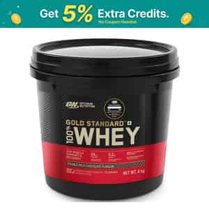 Optimum Nutrition (on) Gold Standard 100% Whey Protein Double Rich Chocolate Flavour 4kg Powder