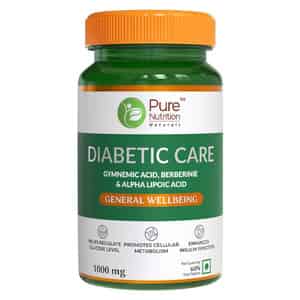 Pure Nutrition Diabetic Care Tablets Improves Insulin Sensitivity & Blood Glucose Levels 60 Tablets