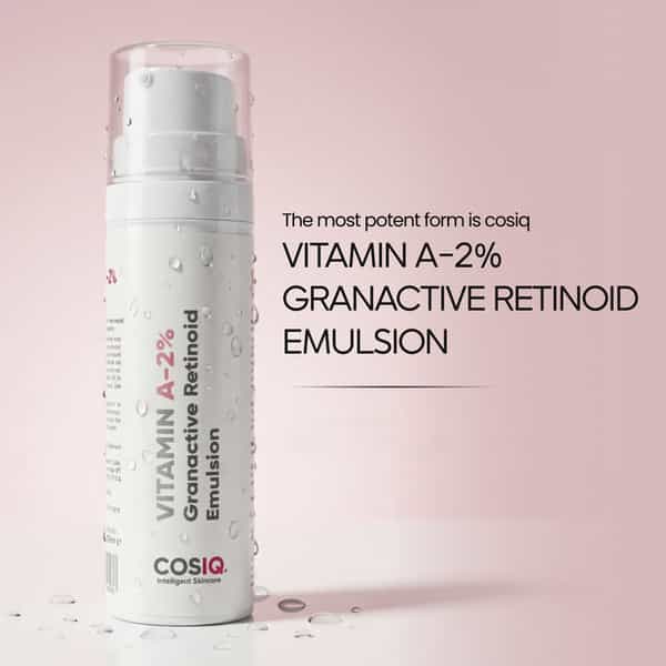 Cos-Iq A-2% Granactive Retinoid Emulsion 30Ml | Vit-A Anti Ageing Night Cream Serum For Wrinkles