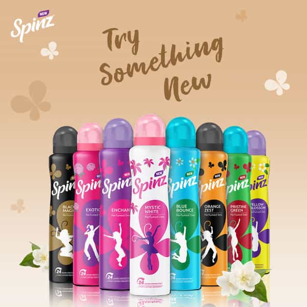 New Spinz Orange Zest Perfumed Deo For Women,International Fragrances, Long Lasting Freshness,200Ml