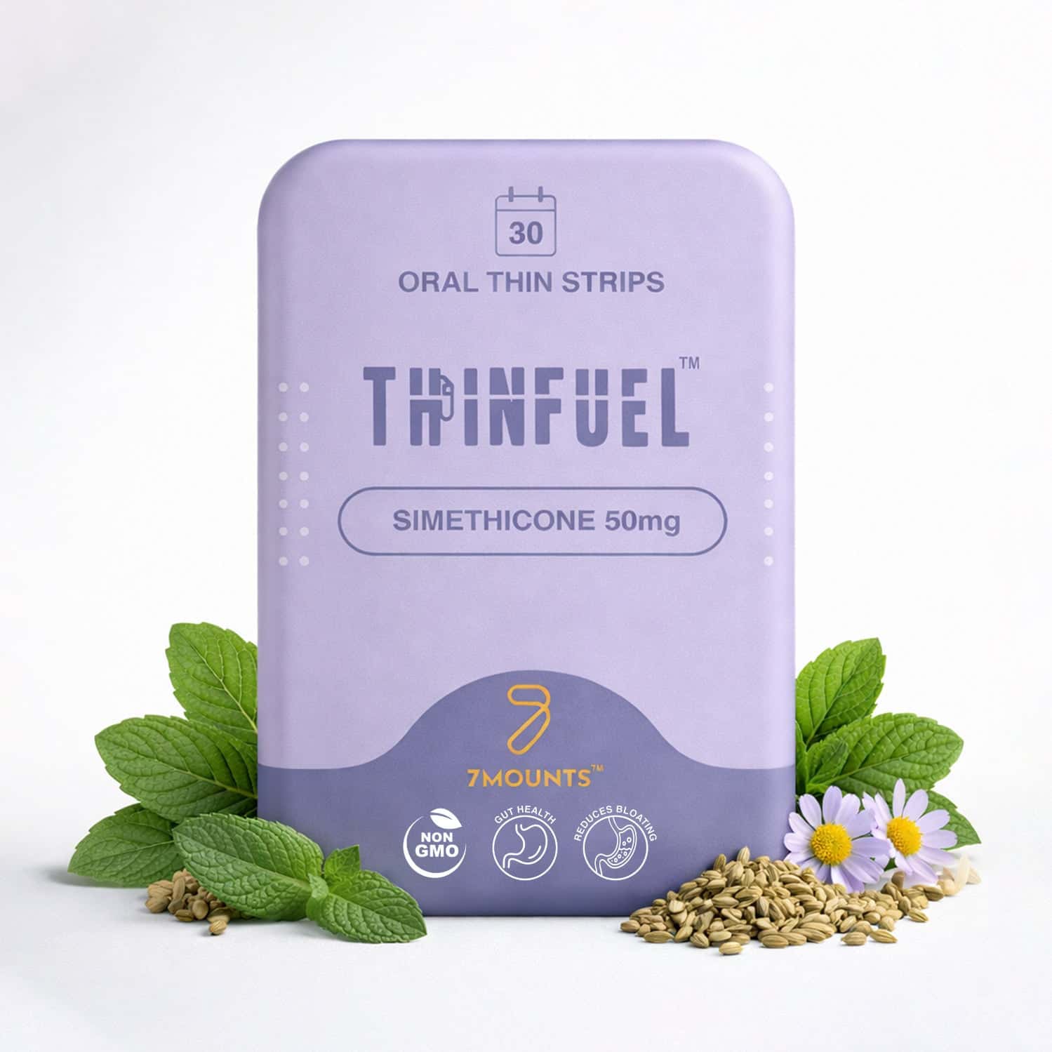7mounts Simethicone Oral Strips - 30n