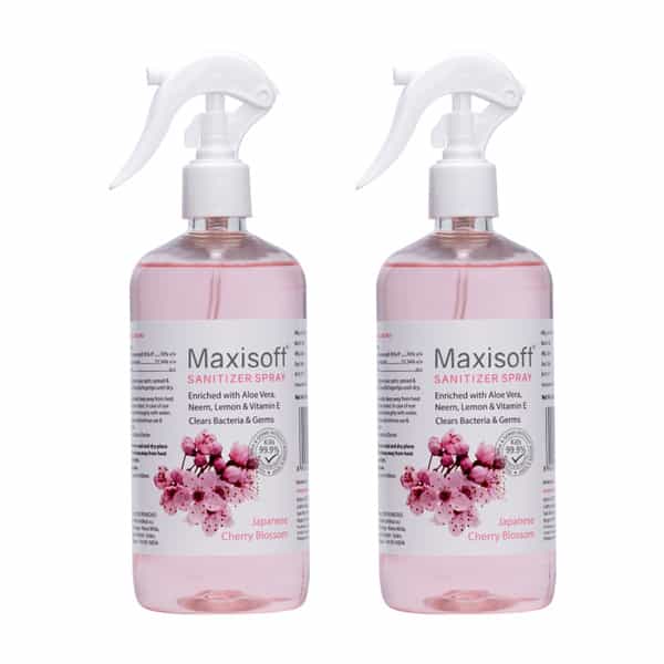 Maxisoft Sanitizer Spray | Japanese Cherry Blossom | 500 Ml