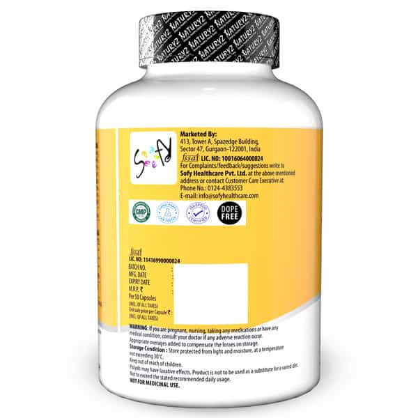 Naturyz Burpfree Salmon Fish Oil 2000 Mg With Vitamin D3 For Skin, Eyes, Heart & Brain (50 Softgels)