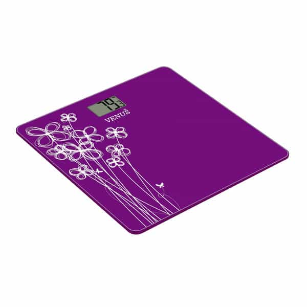 Venus (India) Electronic Digital Personal Bathroom Weight Machine | Upto 180Kg | Eps-2001 Purple