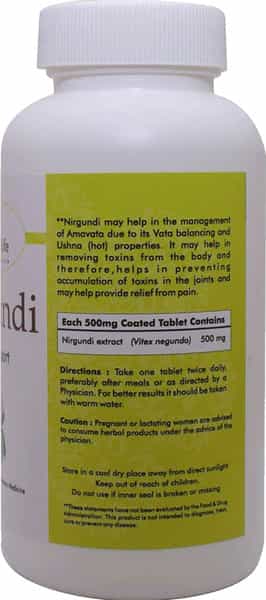 Al-Ayurvedic Life Nirgundi 120 Tablets Pack Of 5