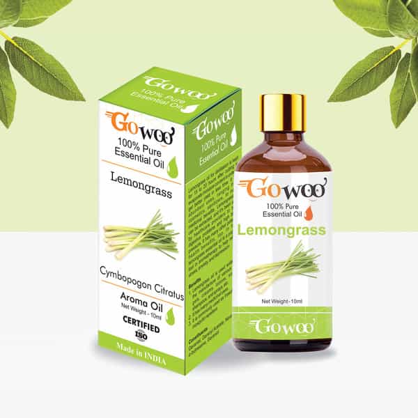 Go Woo 100% Virgin Lemongrass Essential Oil 10 Ml