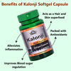 Cipzer Kalonji Softgel Capsule|Improves Blood Sugar Regulation|Lowers Cholesterol-60 Capsules