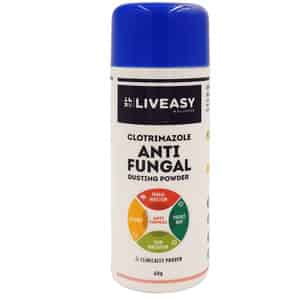 Liveasy Anti-fungal Dusting Powder - 60 Gm - Prickly Heat & Skin Irritation - Clinically Proven