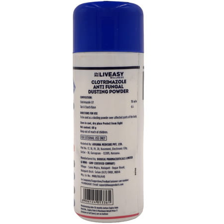 Liveasy Wellness Anti Fungal Dusting Powder 60gm
