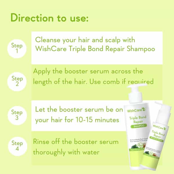 Wishcare Triple Bond Repair Booster Serum - 10% Aminopeptide Complex (100Ml)