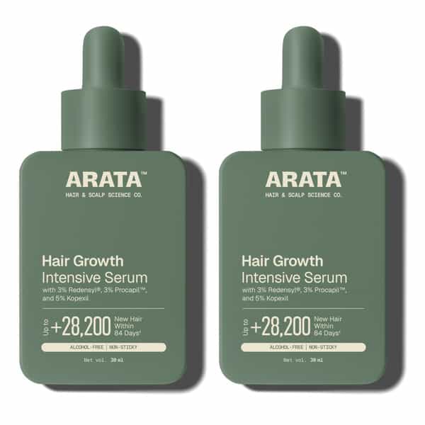 Arata Hair Growth Serum Combo | 3% Redensyl| 3% Procapil| 5% Kopexil| Rice Water| Amla 30 Ml Each