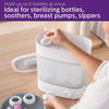 Philips Avent Advance Bottlesteam Sterilizer Scf291/00 6 Baby Bottles Teats & Accessories- White