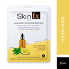 Skin Fx Brightening & Moisturizing Serum Mask, Neem & Amla Japanese Cotton For Dull Skin Tone, 25 Ml