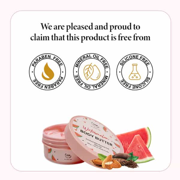 Tnw The Natural Wash Watermelon Body Butter| With Watermelon Extract| For Hydrated Skin| 200G