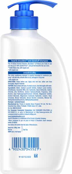 Head & Shoulders Smooth & Silky Shampoo - 650Ml