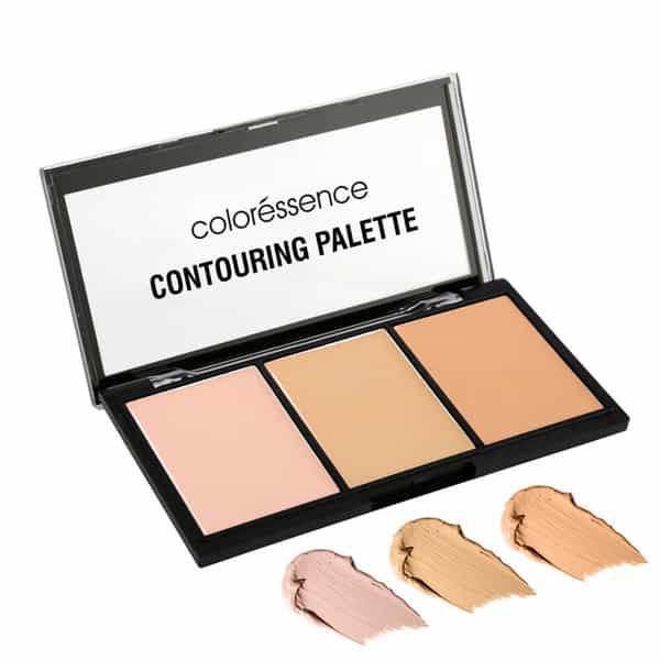 Coloressence Ultra Contour Palette Creme Satin Finish, Longlasting Highlighter And Bronzer Ktp3 10Gm