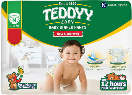 Teddyy Baby Pant Easy Medium 30'S X 8 C