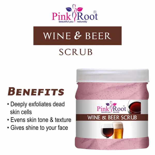Pink Root Wine & Beer Scrub 500Ml