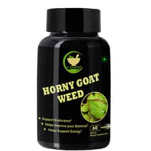 Fij Ayurveda Horny Goat Weed Epimedium Extract With Maca Root Powder - 60 Capsules