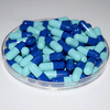 Patco Pharma - Size 0 Dark Blue/Light Blue Empty Gelatin Pill Capsule|Diy Powder Filling (10000 Pcs)