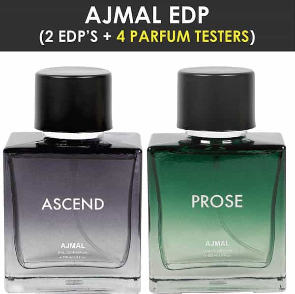 Ajmal Ascend For Men And Women & Prose For Men Edp Combo Pack Of 2 Each 100Ml (Total 200Ml)