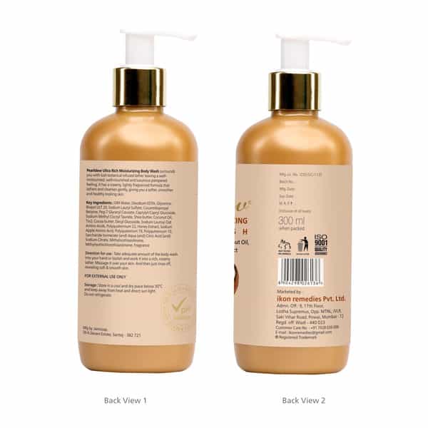 Pearldew Ultra Rich Moisturizing Body Wash 300 Ml | With Shea Butter & Honey (Pack Of 1)