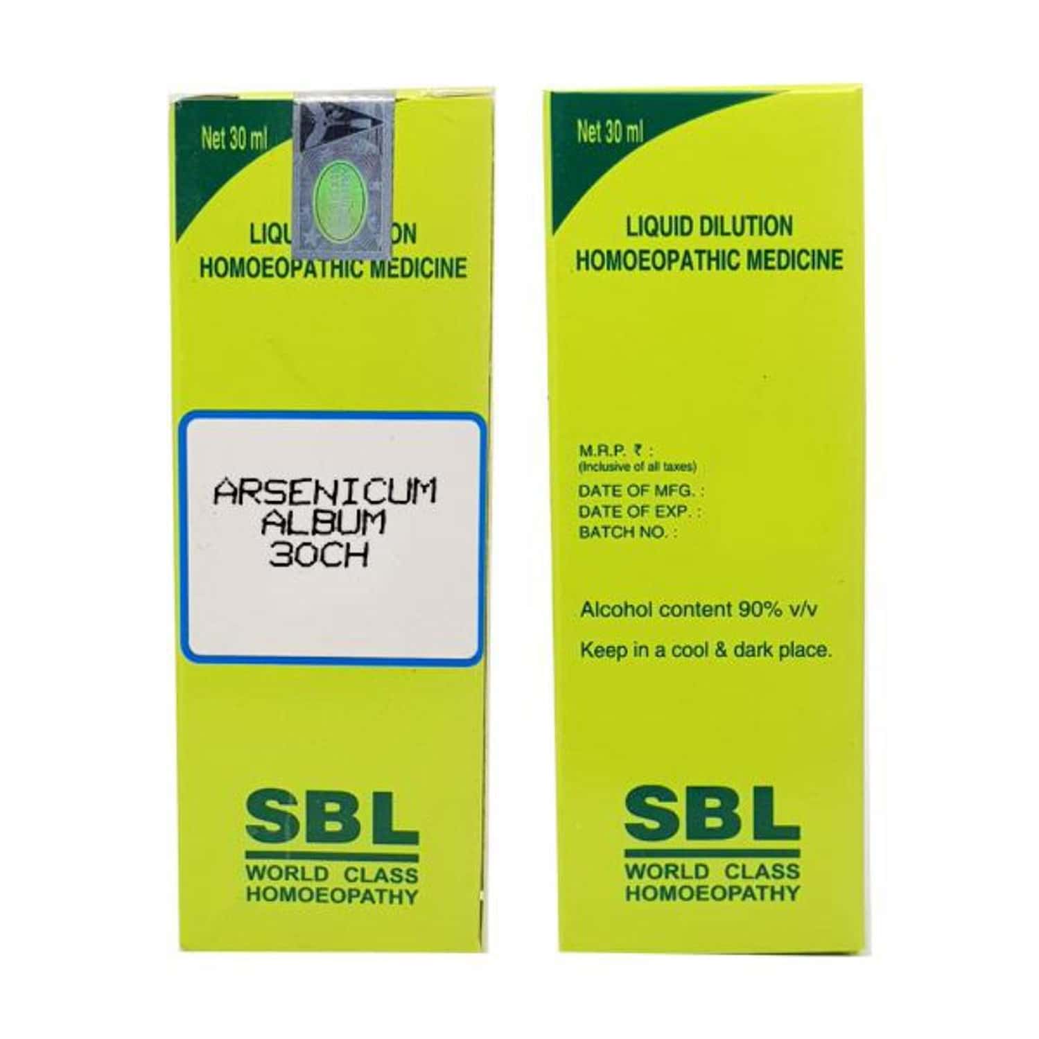 Sbl Arsenicum Album Dilution 30 Ch 30 Ml Pack Of 3
