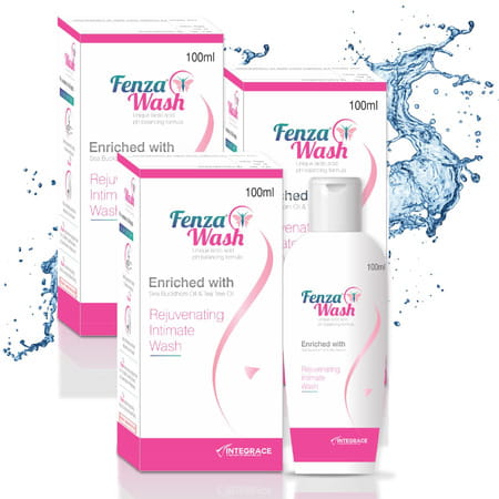 Fenza Wash Expert Intimate Hygiene Wash 100 - Ml (Pack Of 2) Enriched With Tea Tree Oil