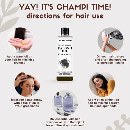 Coco Crush Cold-Pressed Kalonji Black Seed Oil - 50ml