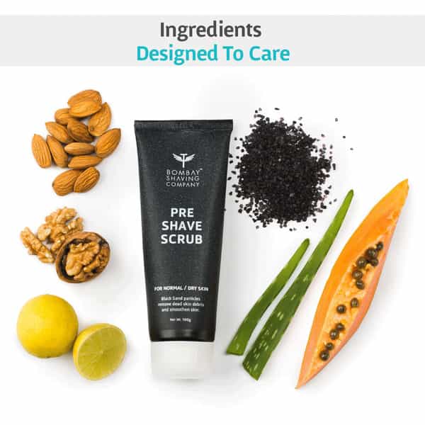 Bombay Shaving Company Women Hair Removal Kit Cream 100G | Preshave Scrub 100G After Shave Gel 100G