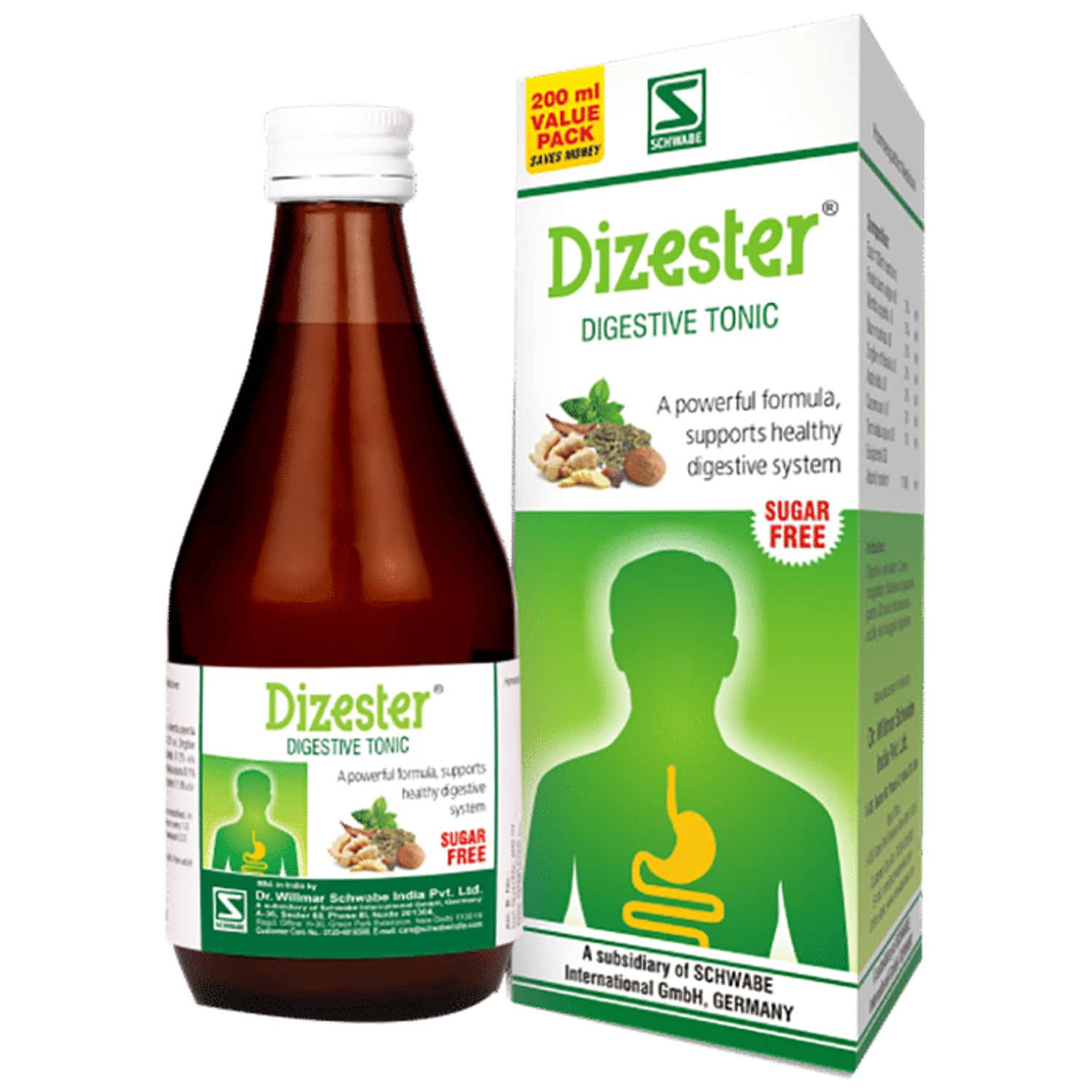 Dr. Willmar Schwabe India Dizester Digestive Tonic Sugar Free 200 Ml