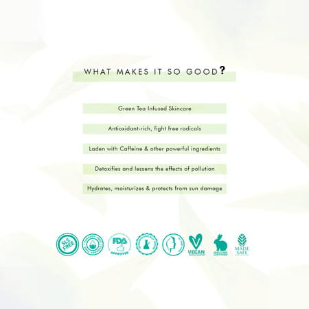 Mcaffeine Green Tea Face Hydration Kit For Dull Skin