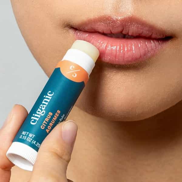 Cliganic Lip Balm Set Adults Organic Rainforest Fresh 4.25 G X 6