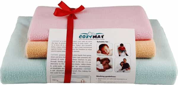 Newnik Cozymat Soft Combo (1 Large 2 Small) Seagreen Peach Pink