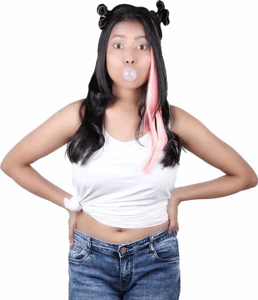 Streak Street Flamingo Pink Straight Clip-On Strands