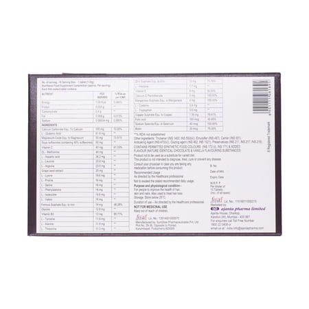 New Tricogro Chocolate Vanilla Flavour Strip Of 10 Tablets