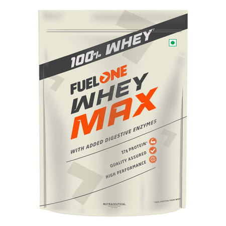 Fuel One Whey Protein Max Pouch Pack | Whey Protein Concentrate | Mango | 2 Kg / 4.4 Lb