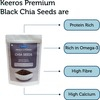 Keeros Premium Raw Chia Seeds (Black) For Weight Loss - 400g