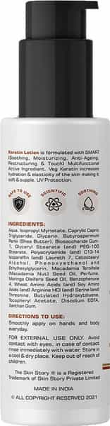 The Skin Story Moisturizing Nourishing Argan Oil Keratin Body Lotion Uv Protect All Skin Types 100Ml
