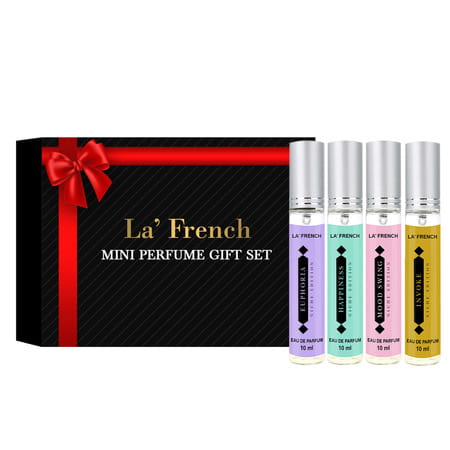 La French Mood Mini Gift Set Perfumes Men & Women 4 X 10ml
