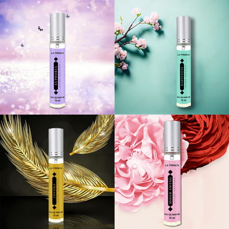 La French Mood Mini Gift Set Perfumes Men & Women 4 X 10ml