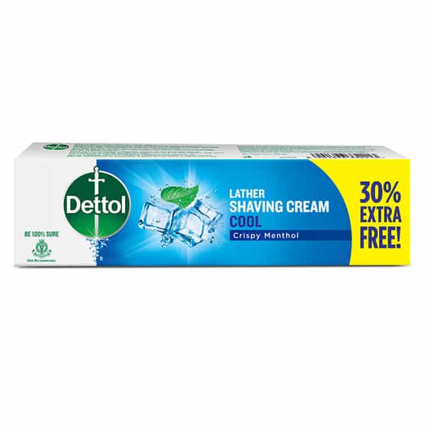 Dettol Cool Lather (60G + 18G Free) Shaving Cream Box Of 78 G